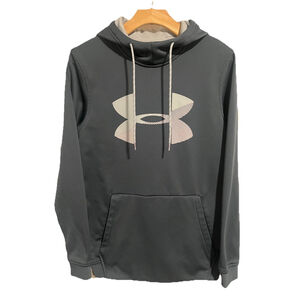 Under Armour Mens Gray Graphic Hoodie Sweatshirt Small